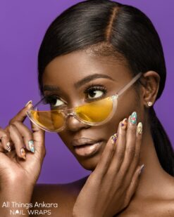 Alternative view of Armanda - All Things Ankara Nail Wraps