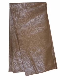 Plain Solid Brown Ankara African Print Fabric 6 Yards