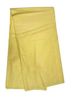 Plain Solid Yellow Ankara African Print Fabric 6 Yards