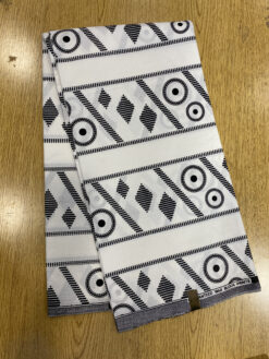 Per Yard Circles Diamonds Slashes In A Row Black White Ankara African Print Fabric Per Yard
