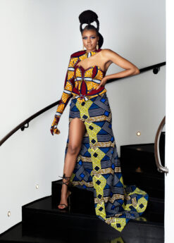 Wonder Woman Ankara African Print Gown