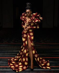 Cha Cha Ankara African Print Gown