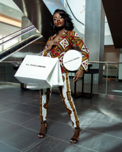 Alternative view of Glow Boss Ankara Print African Print Blazer Pant Suit