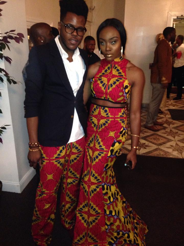Ankara Street Style of The Day: Jessica Chibueze & Khristopher Aiyeh ...
