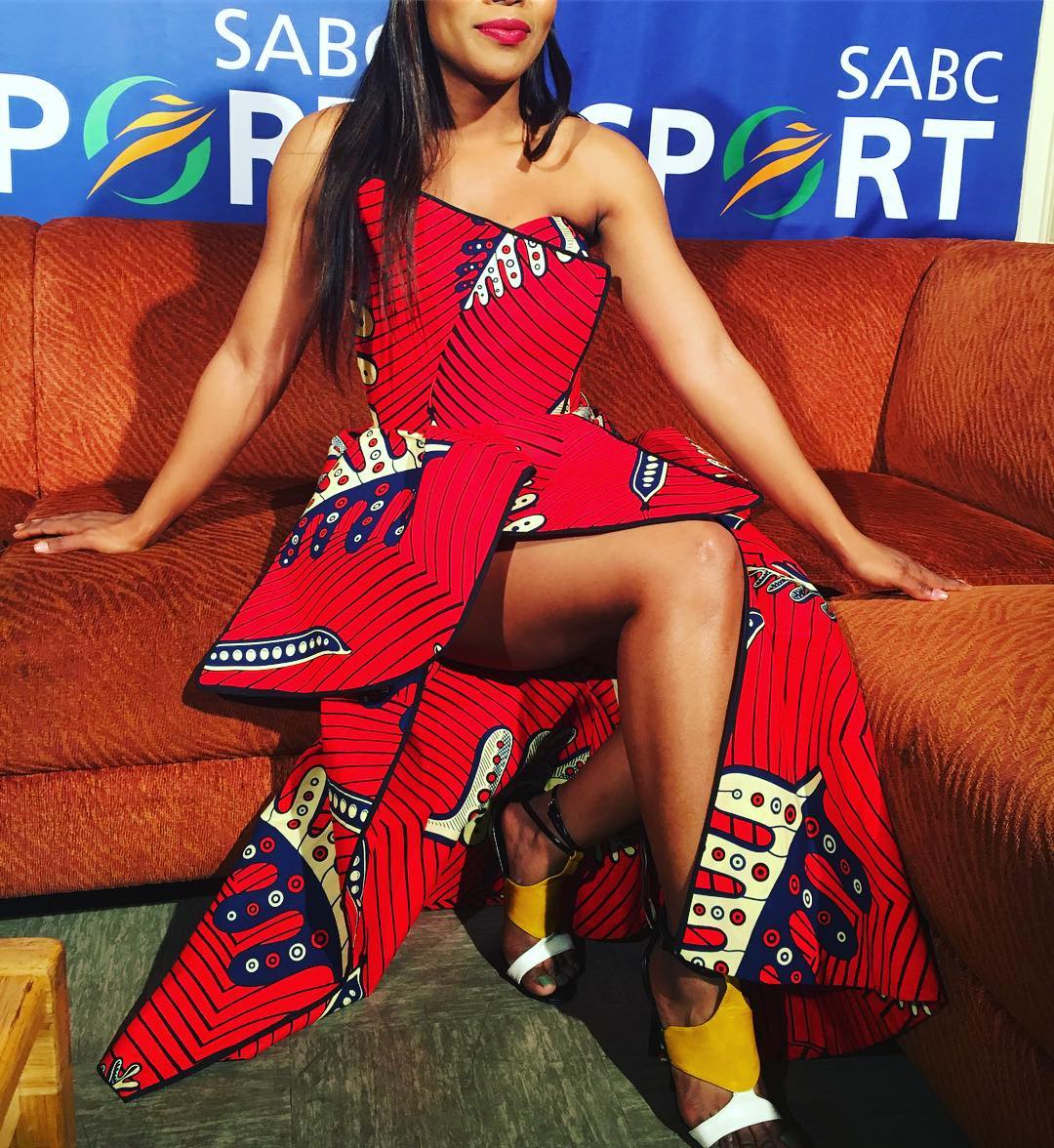 Ankara Photo of The Day: Nomzamo Mbatha at Mercedes Benz 