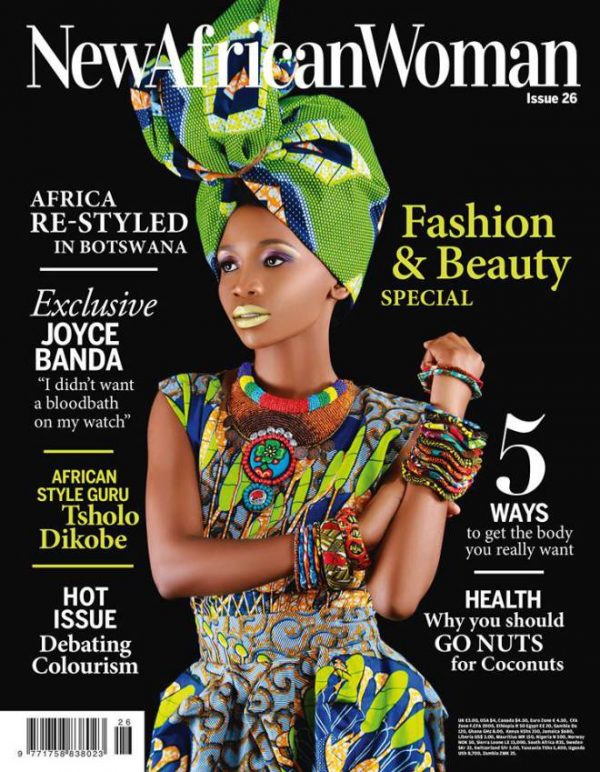 Magazine: Tsholo Dikobe for New African Woman Magazine August/September ...