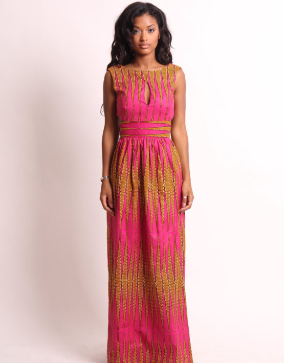Ankara Product of the Day: Sophie Peekaboo Maxi Dress by Diale ...