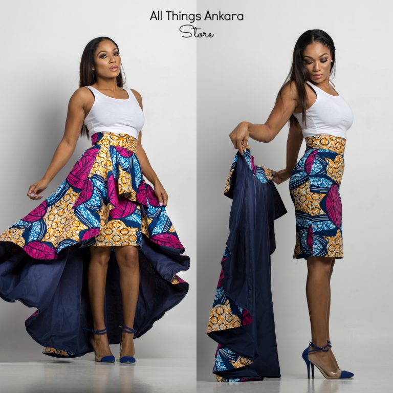 Ankara Product of the Day: Ivie High-Low Skirt Set by N’omose Couture ...