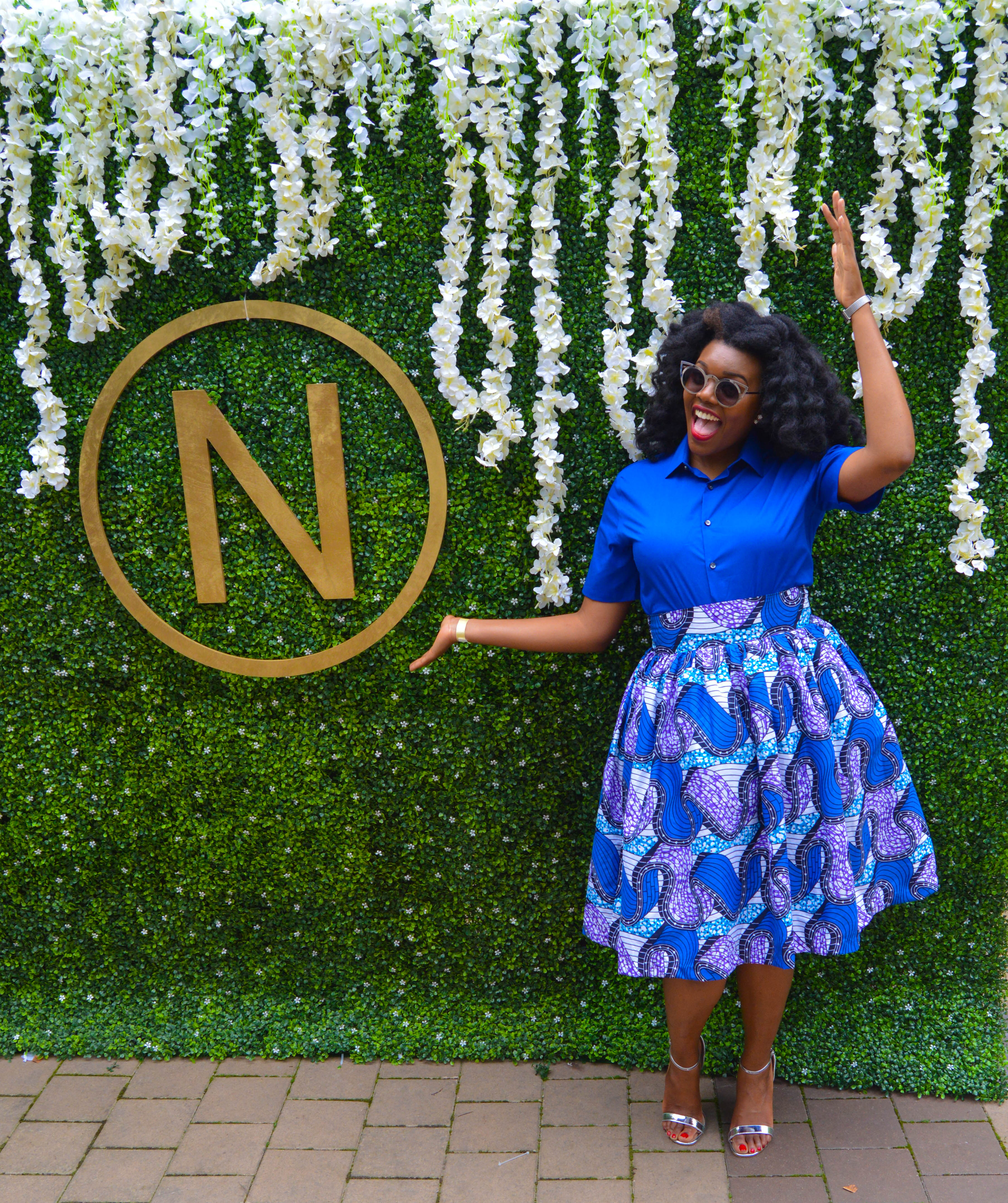 Nikki Billie Jean: At The 5th Annual Naturalista Hair Show 2017 + Wearing  the Ankara African Print High Waisted Midi Skirt by Jis Bèl – All Things  Ankara by Nikki The Jeanius