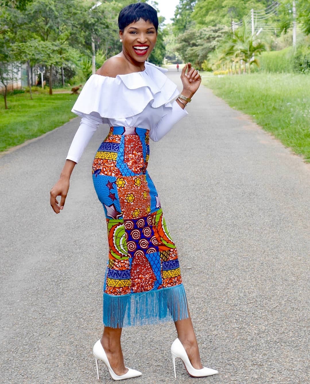 Ankara Street Style of the Day: Memory M. – All Things Ankara by Nikki ...